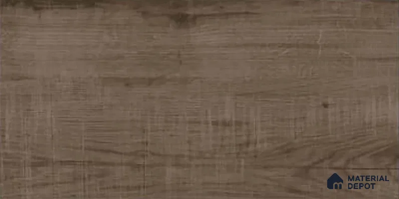 Wood Wall Tile TL 09737 B 25146 2 ft x 1 ft Brown Ceramic Glossy Finish Dark Tile - 9 mm | Ideal for Bathroom, Kitchen