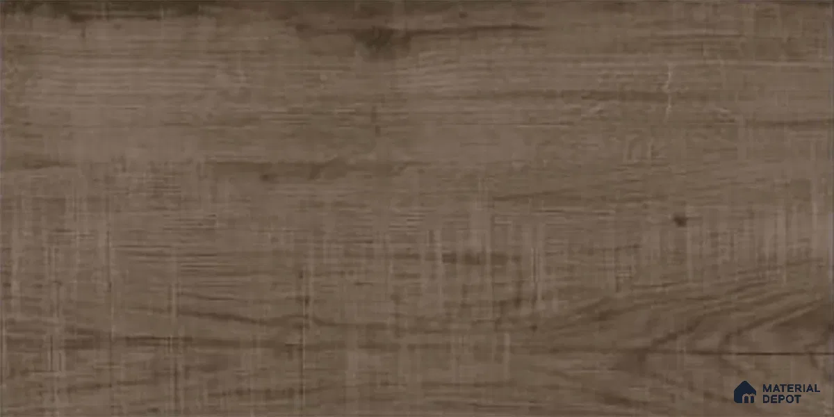 Wood Wall Tile TL 09737 B 25146 2 ft x 1 ft Brown Ceramic Glossy Finish Dark Tile - 9 mm | Ideal for Bathroom, Kitchen