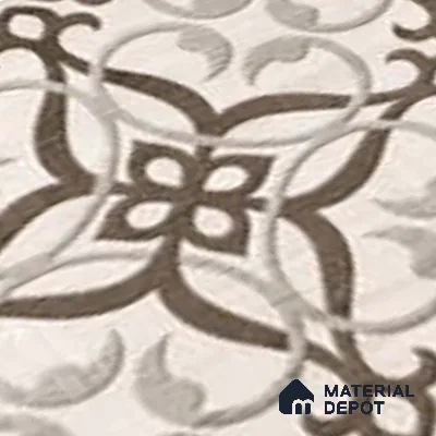 Patterned Wall Tile TL 09737 C 25146 2 ft x 1 ft Multi Colour Ceramic Glossy Finish Highlighter 1 Tile - 9 mm | Ideal for Bathroom, Kitchen | Please Expect a Slight Variation of Pattern