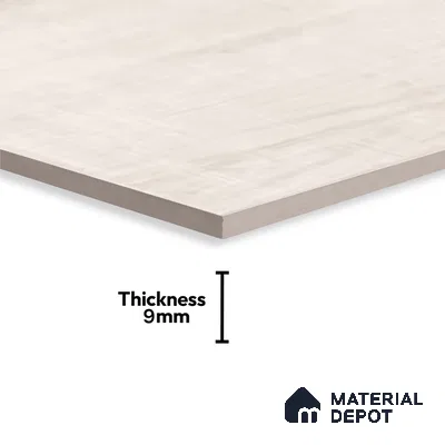 Wood Wall Tile TL 09737 25146 2 ft x 1 ft Cream Ceramic Glossy Finish Light Tile - 9 mm | Ideal for Bathroom, Kitchen