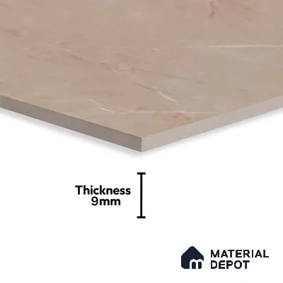 Marble Wall Tile TL 09734 B 25110 2 ft x 1 ft Brown Ceramic Glossy Finish Dark Tile - 9 mm | Ideal for Bathroom, Kitchen