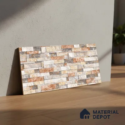 Stacked Stone Tile TL 08305 Colorado Marfil 2 ft x 1 ft Ceramic Matte Finish - 10 mm
