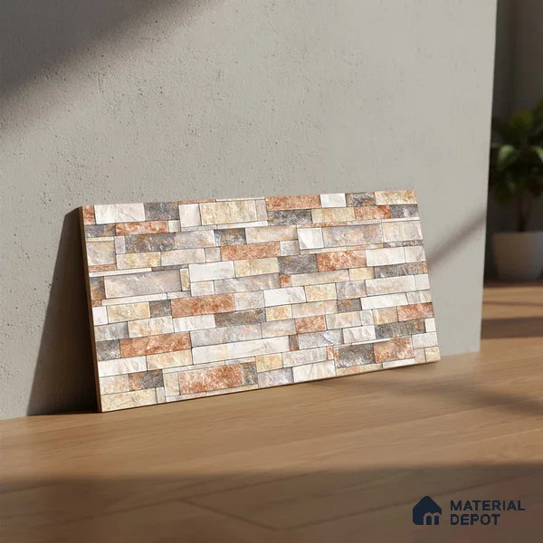 Stacked Stone Tile TL 08305 Colorado Marfil 2 ft x 1 ft Ceramic Matte Finish - 10 mm