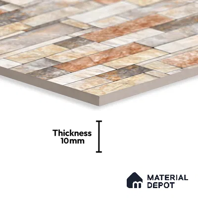 Stacked Stone Tile TL 08305 Colorado Marfil 2 ft x 1 ft Ceramic Matte Finish - 10 mm