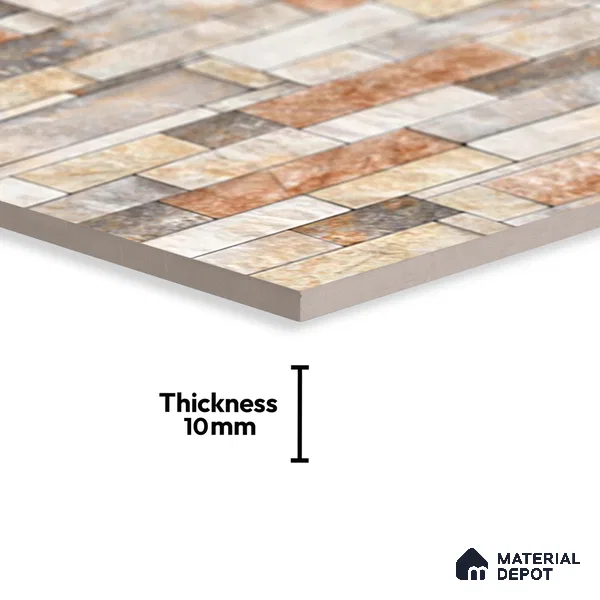 Stacked Stone Tile TL 08305 Colorado Marfil 2 ft x 1 ft Ceramic Matte Finish - 10 mm