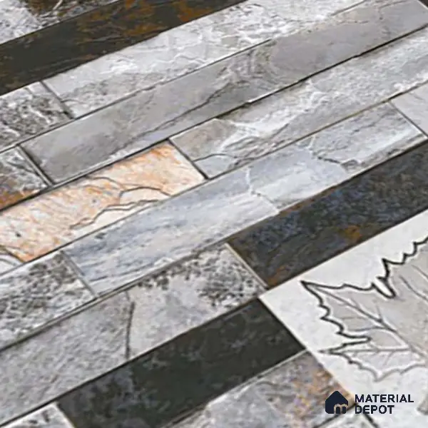 Stacked Stone Tile TL 08312 Venue 14 2 ft x 1 ft Ceramic Matte Finish - 10 mm