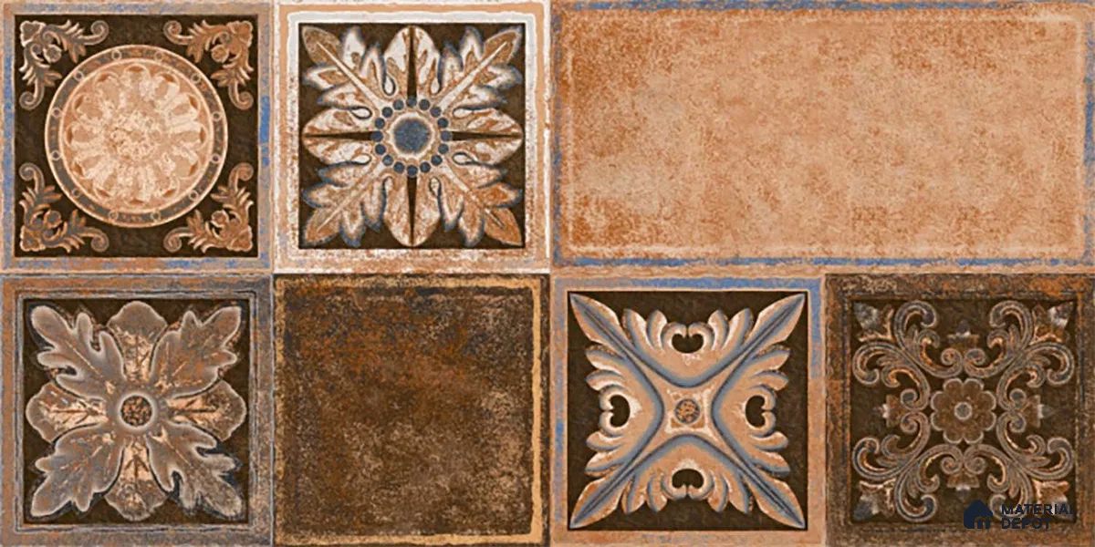 Stacked Stone Tile TL 08309 Morrocon 09 2 ft x 1 ft Ceramic Matte Finish - 10 mm