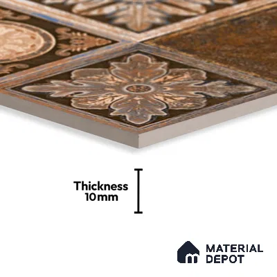 Stacked Stone Tile TL 08309 Morrocon 09 2 ft x 1 ft Ceramic Matte Finish - 10 mm