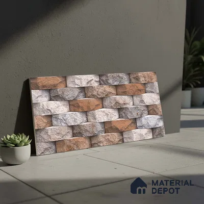 Stacked Stone Tile TL 08310 B Napolio Oxido 2 ft x 1 ft Ceramic Matte Finish - 10 mm