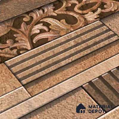 Stacked Stone Tile TL 08306 C Extent 08 2 ft x 1 ft Ceramic Matte Finish - 10 mm