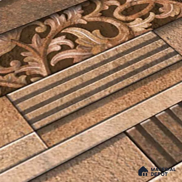 Stacked Stone Tile TL 08306 C Extent 08 2 ft x 1 ft Ceramic Matte Finish - 10 mm