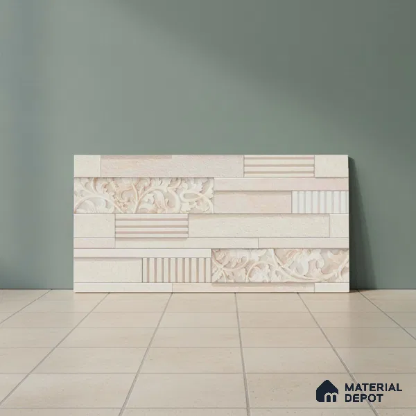 Stacked Stone Tile TL 08306 Extent 01 2 ft x 1 ft Ceramic Matte Finish - 10 mm