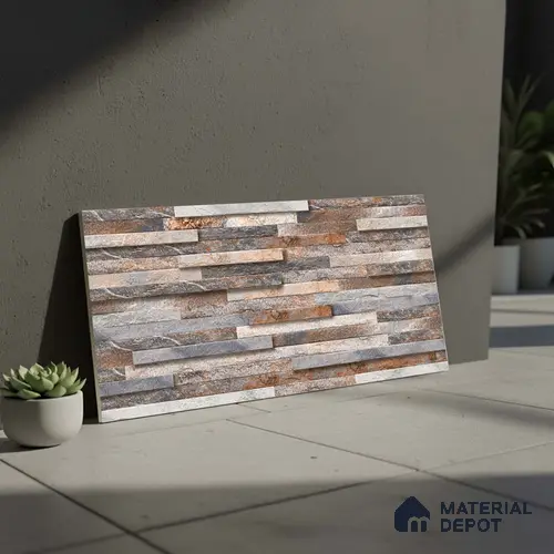 Stacked Stone Tile TL 08307 Jalmoud Natural 2 ft x 1 ft Ceramic Matte Finish - 10 mm