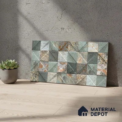 Stacked Stone Tile TL 08311 Porsche 12 2 ft x 1 ft Ceramic Matte Finish - 10 mm