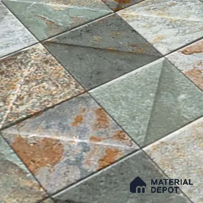 Stacked Stone Tile TL 08311 Porsche 12 2 ft x 1 ft Ceramic Matte Finish - 10 mm
