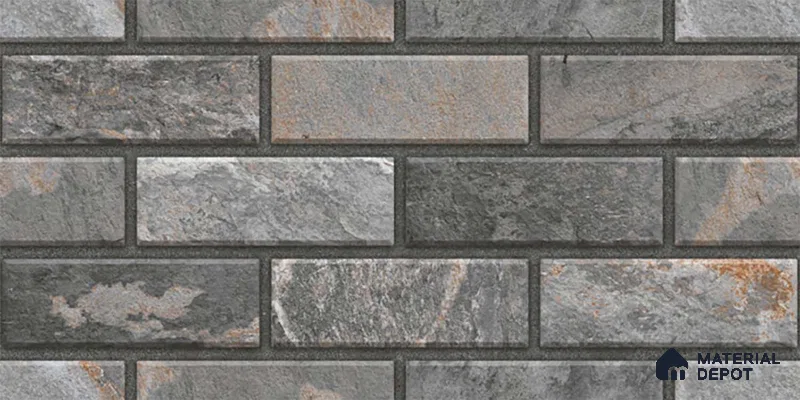 Stacked Stone Tile TL 08308 B Milan 15 2 ft x 1 ft Ceramic Matte Finish - 10 mm