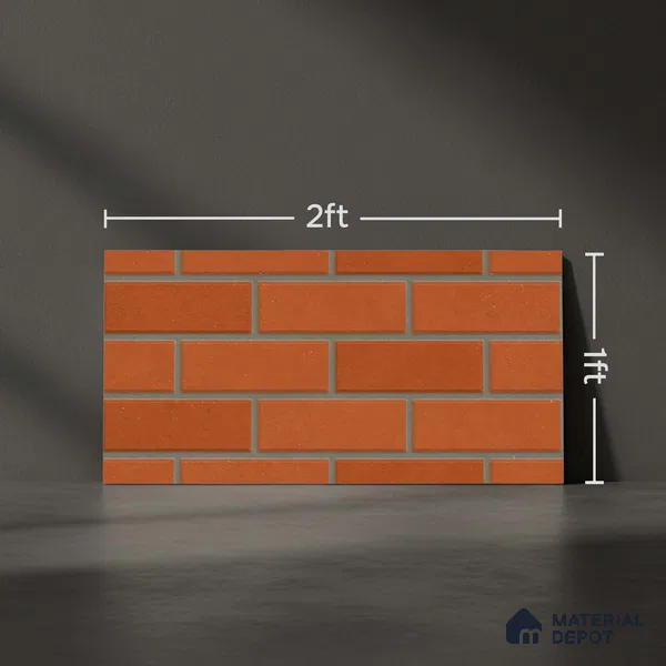 Stacked Stone Tile TL 08308 Milan 01 2 ft x 1 ft Ceramic Matte Finish - 10 mm