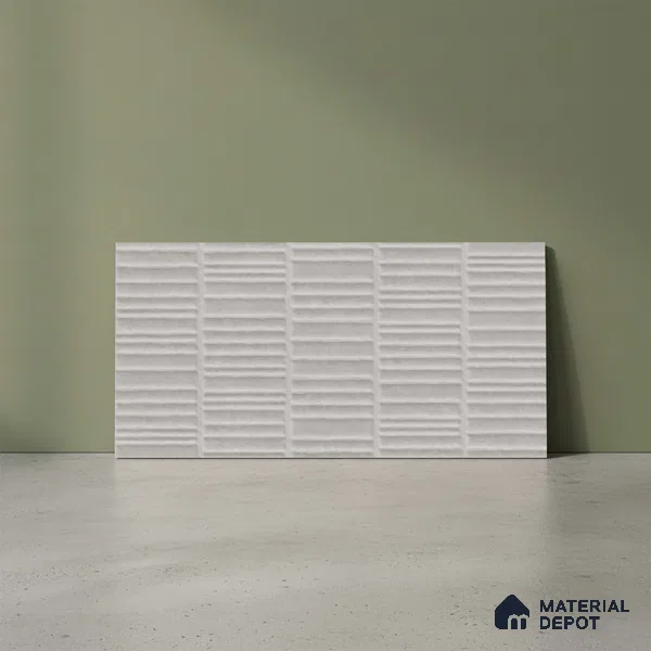 Highlighter Wall Tile TL 08143 C Machio Griss 2 ft x 1 ft Ceramic Matte Finish - 9 mm | Suitable for Kitchen Backsplash, Bathroom & Basin Accent