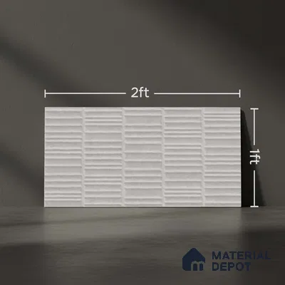 Highlighter Wall Tile TL 08143 C Machio Griss 2 ft x 1 ft Ceramic Matte Finish - 9 mm | Suitable for Kitchen Backsplash, Bathroom & Basin Accent