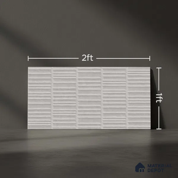 Highlighter Wall Tile TL 08143 C Machio Griss 2 ft x 1 ft Ceramic Matte Finish - 9 mm | Suitable for Kitchen Backsplash, Bathroom & Basin Accent