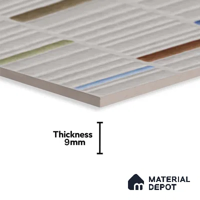 Highlighter Wall Tile TL 08143 Machio Griss 2 ft x 1 ft Ceramic Matte Finish - 9 mm | Suitable For Kitchen, Bathroom & Balcony