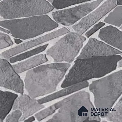 Stacked Stone Wall Tile TL 07609 Navtico Canyon 2 ft x 1 ft Ceramic Matte Finish - 9 mm | Suitable for Courtyard, Foyer, Balcony, Elevation (Sample)