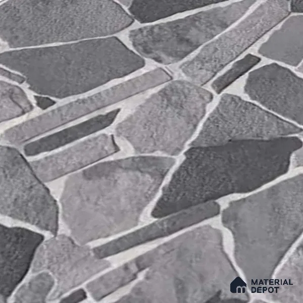 Stacked Stone Wall Tile TL 07609 Navtico Canyon 2 ft x 1 ft Ceramic Matte Finish - 9 mm | Suitable for Courtyard, Foyer, Balcony, Elevation (Sample)