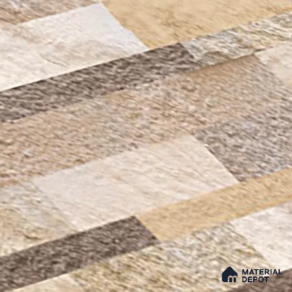 Stone Wall Tile TL 10335 Sentenar Perla 2 ft x 1 ft Ceramic Matte Finish Tile - 9 mm | Suitable for Courtyard, Foyer, Balcony, Elevation