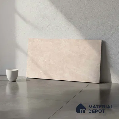 Marble Wall Tile TL 09744 B  2 ft x 1 ft Cream Ceramic Matte Finish Dark Tile - 9 mm | Ideal for Bathroom, Kitchen
