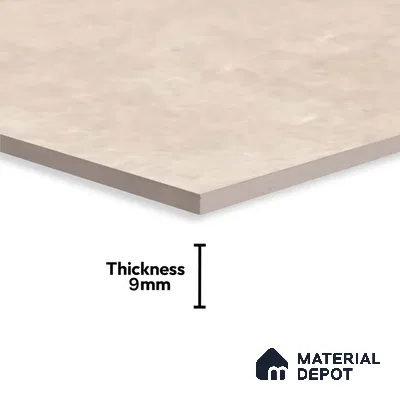 Marble Wall Tile TL 09744 B  2 ft x 1 ft Cream Ceramic Matte Finish Dark Tile - 9 mm | Ideal for Bathroom, Kitchen
