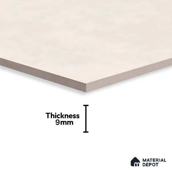 Marble Wall Tile TL 09744  2 ft x 1 ft Cream Ceramic Matte Finish Light Tile - 9 mm | Ideal for Bathroom, Kitchen