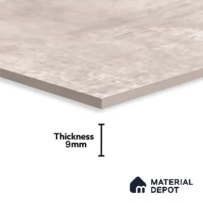 Stone Wall Tile TL 09742  2 ft x 1 ft Grey Ceramic Matte Finish Dark Tile - 9 mm | Ideal for Bathroom, Kitchen