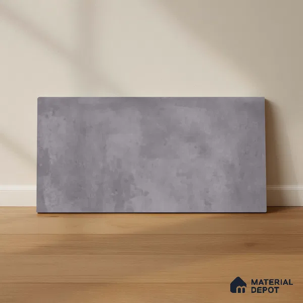 Stone Wall Tile TL 09745 B 2 ft x 1 ft Grey Ceramic Matte Finish Dark Tile - 9 mm | Ideal for Bathroom, Kitchen
