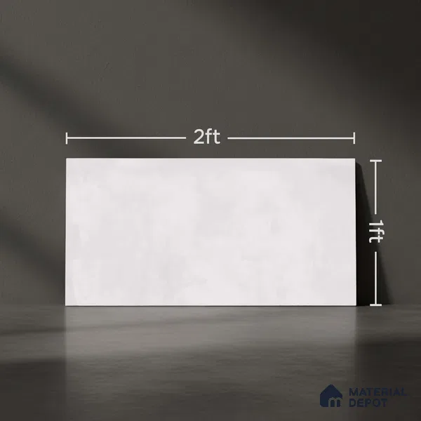 Stone Wall Tile TL 09745  2 ft x 1 ft Light Grey Ceramic Matte Finish Light Tile - 9 mm | Ideal for Bathroom, Kitchen