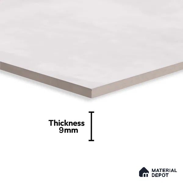 Stone Wall Tile TL 09745  2 ft x 1 ft Light Grey Ceramic Matte Finish Light Tile - 9 mm | Ideal for Bathroom, Kitchen