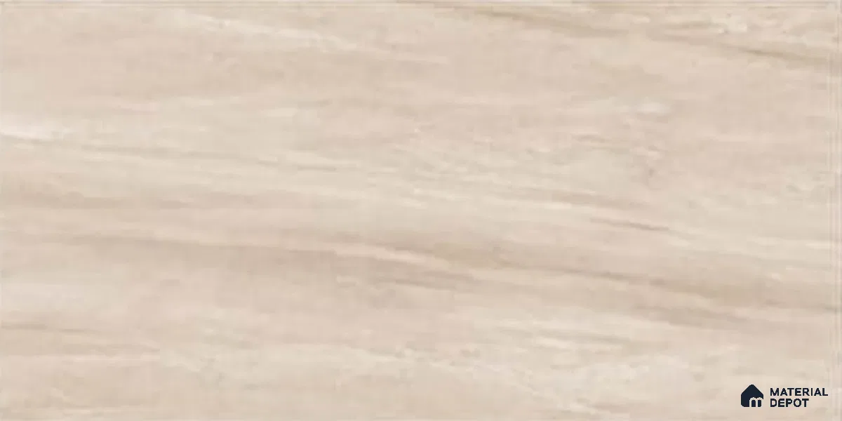 Stone Wall Tile TL 09743 B  2 ft x 1 ft Beige Ceramic Matte Finish Dark Tile - 9 mm | Ideal for Bathroom, Kitchen