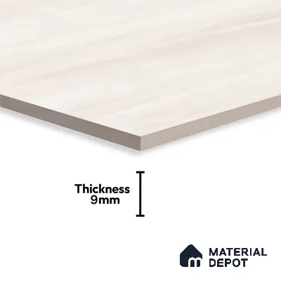 Stone Wall Tile TL 09743  2 ft x 1 ft Ivory Ceramic Matte Finish Light Tile - 9 mm | Ideal for Bathroom, Kitchen