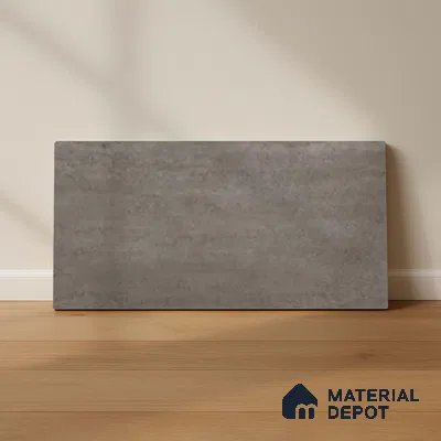 Stone Wall Tile TL 09741 B  2 ft x 1 ft Grey Ceramic Matte Finish Dark Tile - 9 mm | Ideal for Bathroom, Kitchen
