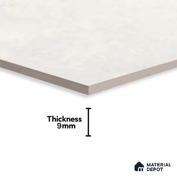 Stone Wall Tile TL 09741 2 ft x 1 ft Light Grey Ceramic Matte Finish Light Tile - 9 mm | Ideal for Bathroom, Kitchen