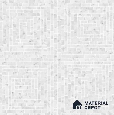 Mosaic Look Floor & Wall Tile TL 07608 Atria 2 ft x 2 ft Glitter Glossy Finish Vitrified Tile - 9 mm  | Suitable For Living Room, Dining, Bathroom & Kitchen | Please Expect a Slight Variation of Pattern (Sample)