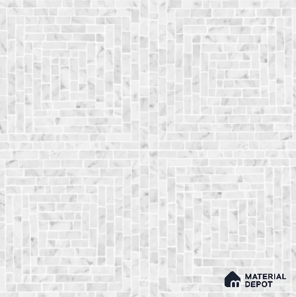 Mosaic Look Floor & Wall Tile TL 07608 Atria 2 ft x 2 ft Glitter Glossy Finish Vitrified Tile - 9 mm  | Suitable For Living Room, Dining, Bathroom & Kitchen | Please Expect a Slight Variation of Pattern (Sample)