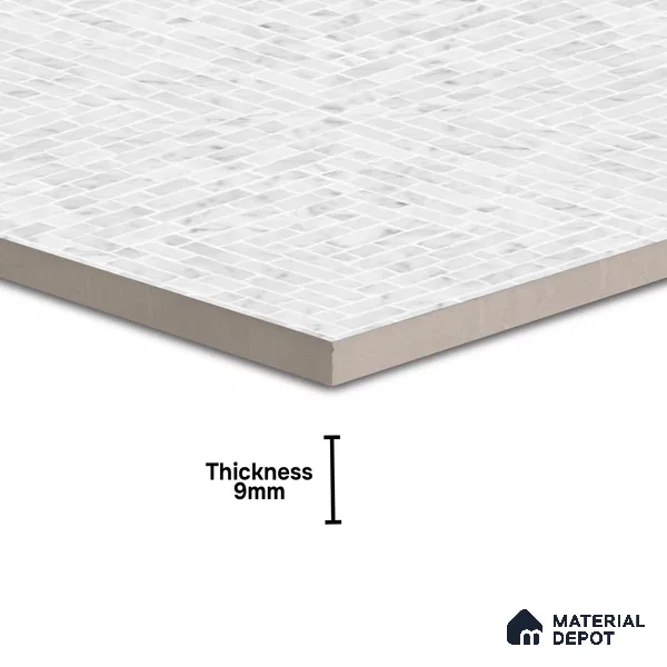 Mosaic Look Floor & Wall Tile TL 07608 Atria 2 ft x 2 ft Glitter Glossy Finish Vitrified Tile - 9 mm  | Suitable For Living Room, Dining, Bathroom & Kitchen | Please Expect a Slight Variation of Pattern (Sample)