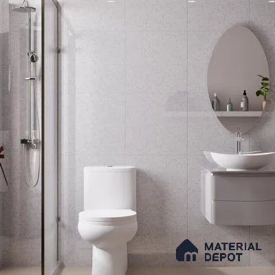 Mosaic Look Floor & Wall Tile TL 07608 Atria 2 ft x 2 ft Glitter Glossy Finish Vitrified Tile - 9 mm  | Suitable For Living Room, Dining, Bathroom & Kitchen | Please Expect a Slight Variation of Pattern (Sample)