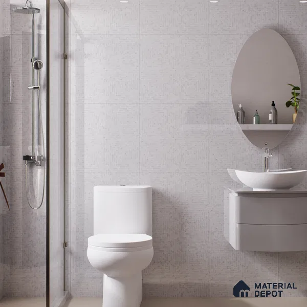 Mosaic Look Floor & Wall Tile TL 07608 Atria 2 ft x 2 ft Glitter Glossy Finish Vitrified Tile - 9 mm  | Suitable For Living Room, Dining, Bathroom & Kitchen | Please Expect a Slight Variation of Pattern (Sample)