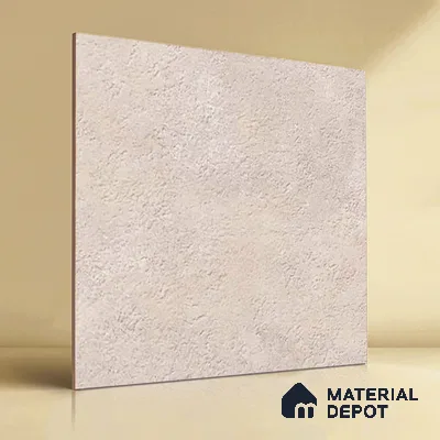 Stone Floor Tile TL 07670 Beton Taupe 2 ft x 2 ft Matte Finish Vitrified Tile - 9 mm | 10 Random Design  | Suitable For Bathroom, Terrace & Balcony