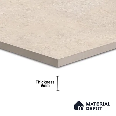 Stone Floor Tile TL 07670 Beton Taupe 2 ft x 2 ft Matte Finish Vitrified Tile - 9 mm | 10 Random Design  | Suitable For Bathroom, Terrace & Balcony