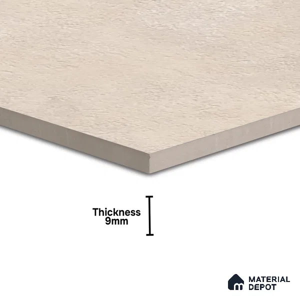 Stone Floor Tile TL 07670 Beton Taupe 2 ft x 2 ft Matte Finish Vitrified Tile - 9 mm | 10 Random Design | Suitable For Bathroom, Terrace & Balcony