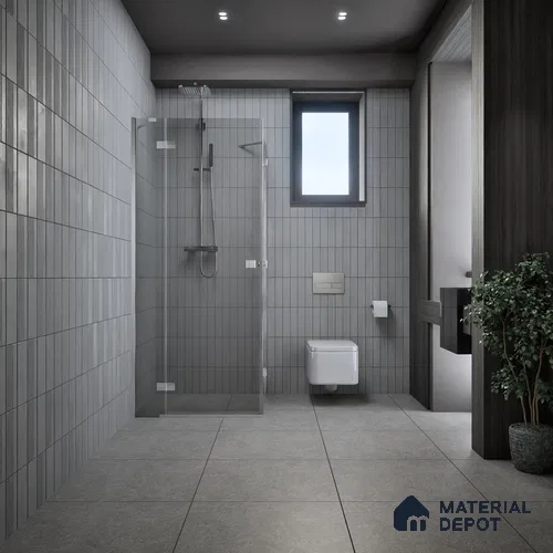 Stone Look Floor Tile TL 07671 C Nero Meta Stone 2 ft x 2 ft Matte Finish Vitrified Tile - 9 mm | 10 Random Design | Suitable For Living Room, Dining & Patio