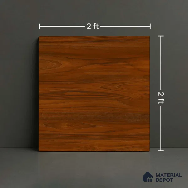 Wood Look Parking Tile TL 08453  2 ft x 2 ft Porcelain Matte Finish - 8 mm