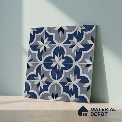Moroccan Look Wall & Floor Tile TL 08458  2 ft x 2 ft Porcelain Matte Finish - 8 mm | Please Expect a Slight Variation of Pattern